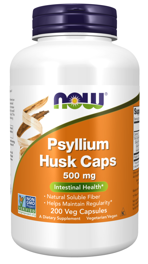 NOW Psyllium Husk Caps 500mg